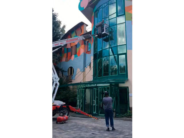 Покраска жилого дома